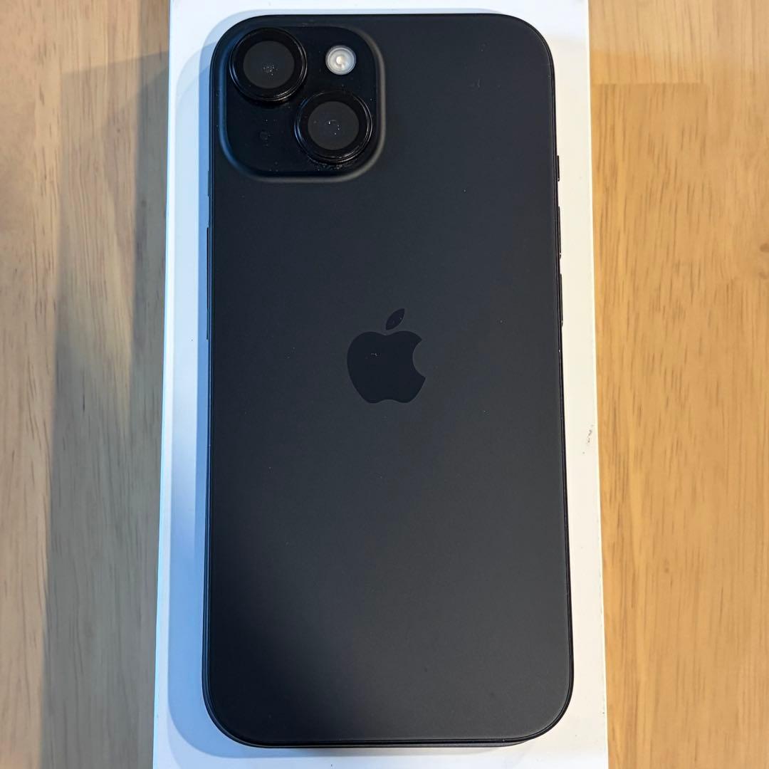 iPhone15 ブラック SIMフリー 128gb Appleストア購入
