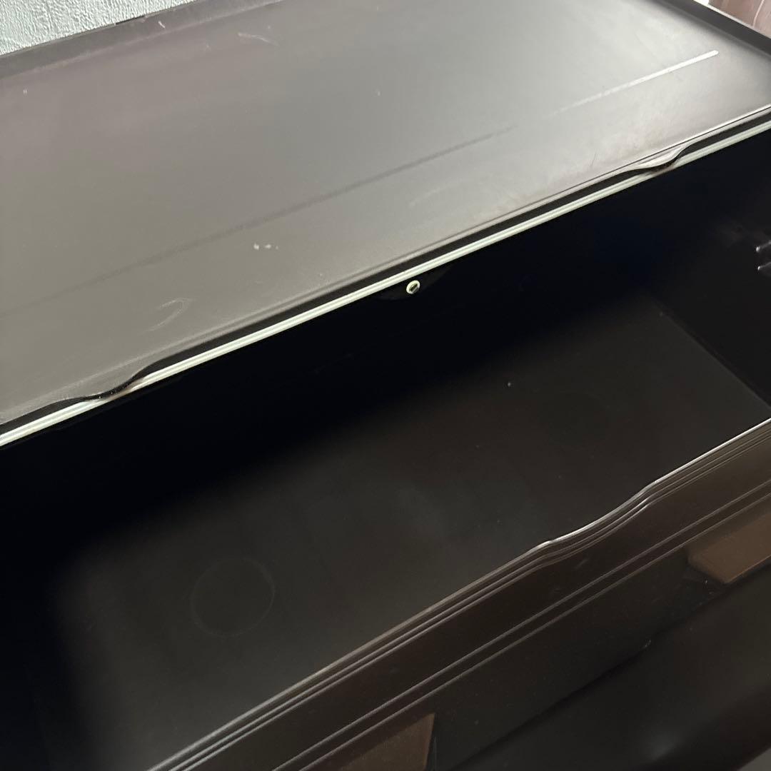 タッパーウェア　スーパーチェスト　深型　ダークアンバー色　状態良い　最安値