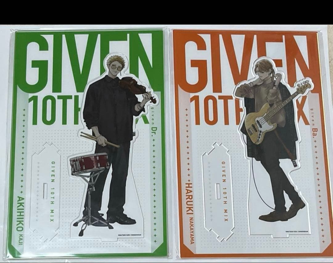 ギヴン展 10th mix つながるBIGアクリルスタンド 4点