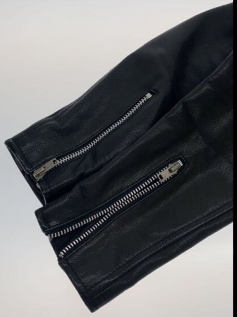 scye サイ シングルライダース ゴートレザー 山羊革 黒