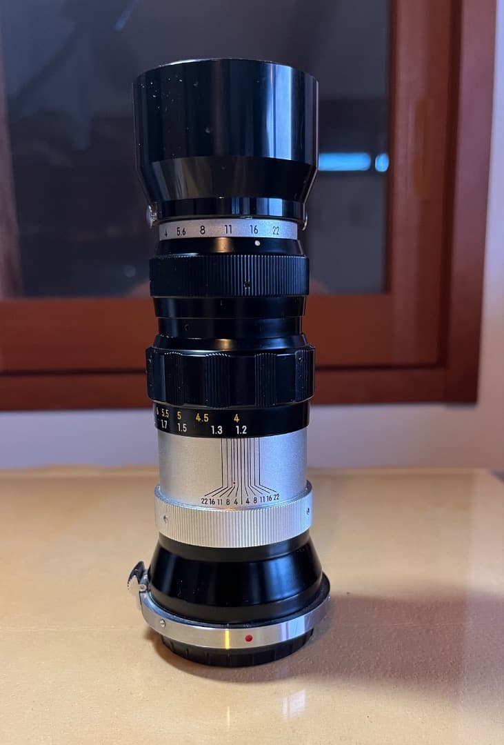 美品ニッコール10.5cm f4 ニコンSマウント