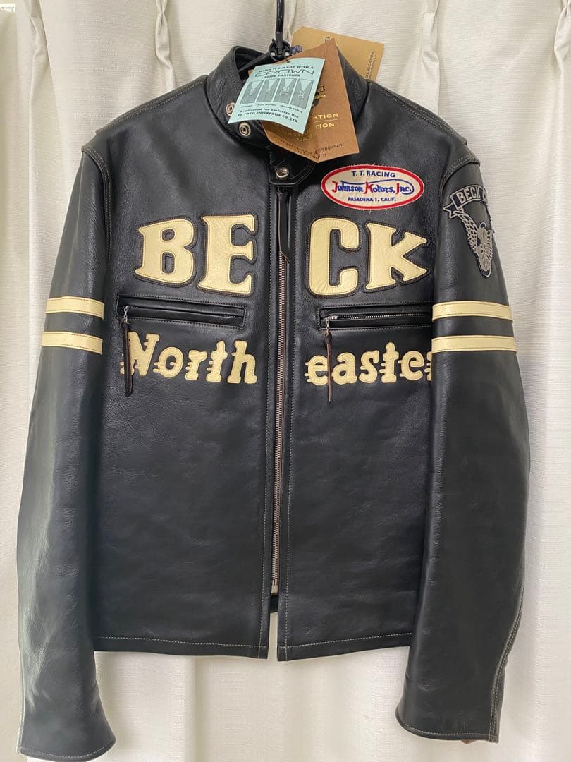 トイズマッコイ　レザーライダースジャケット