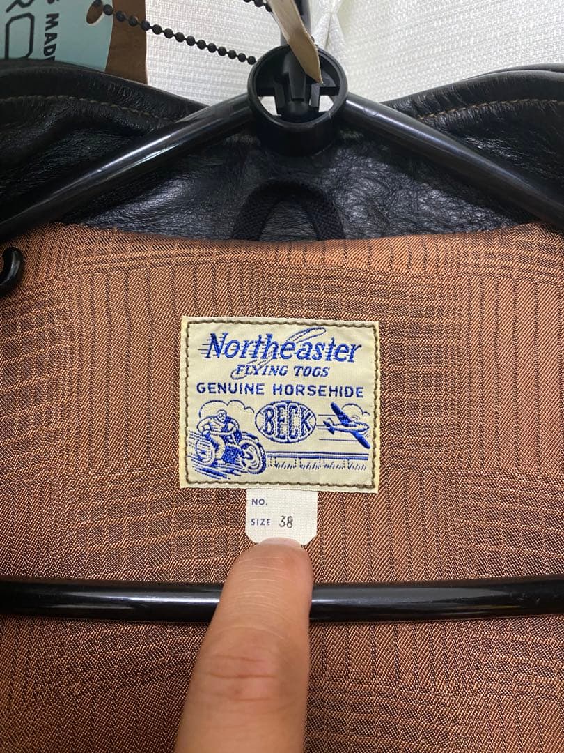 トイズマッコイ　レザーライダースジャケット