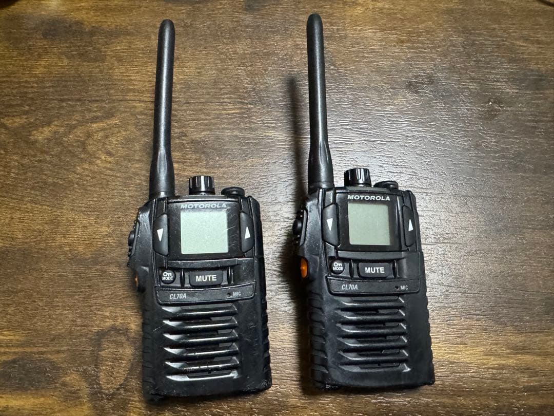 2台　MOTOROLA モトローラトランシーバー　CL70A