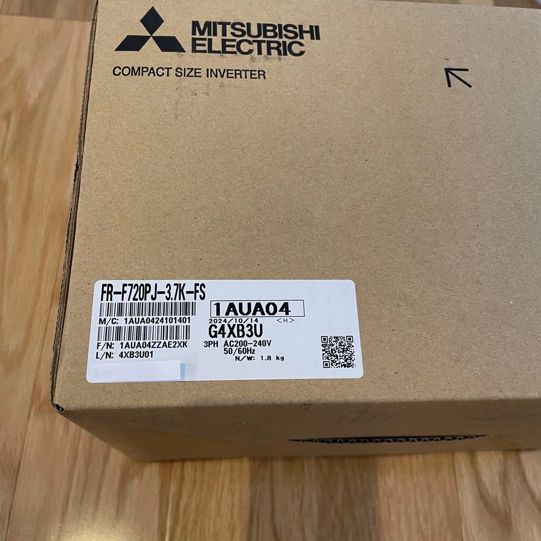 【新品】三菱インバーター　FR-F720PJ-3.7K-FS 2024年製