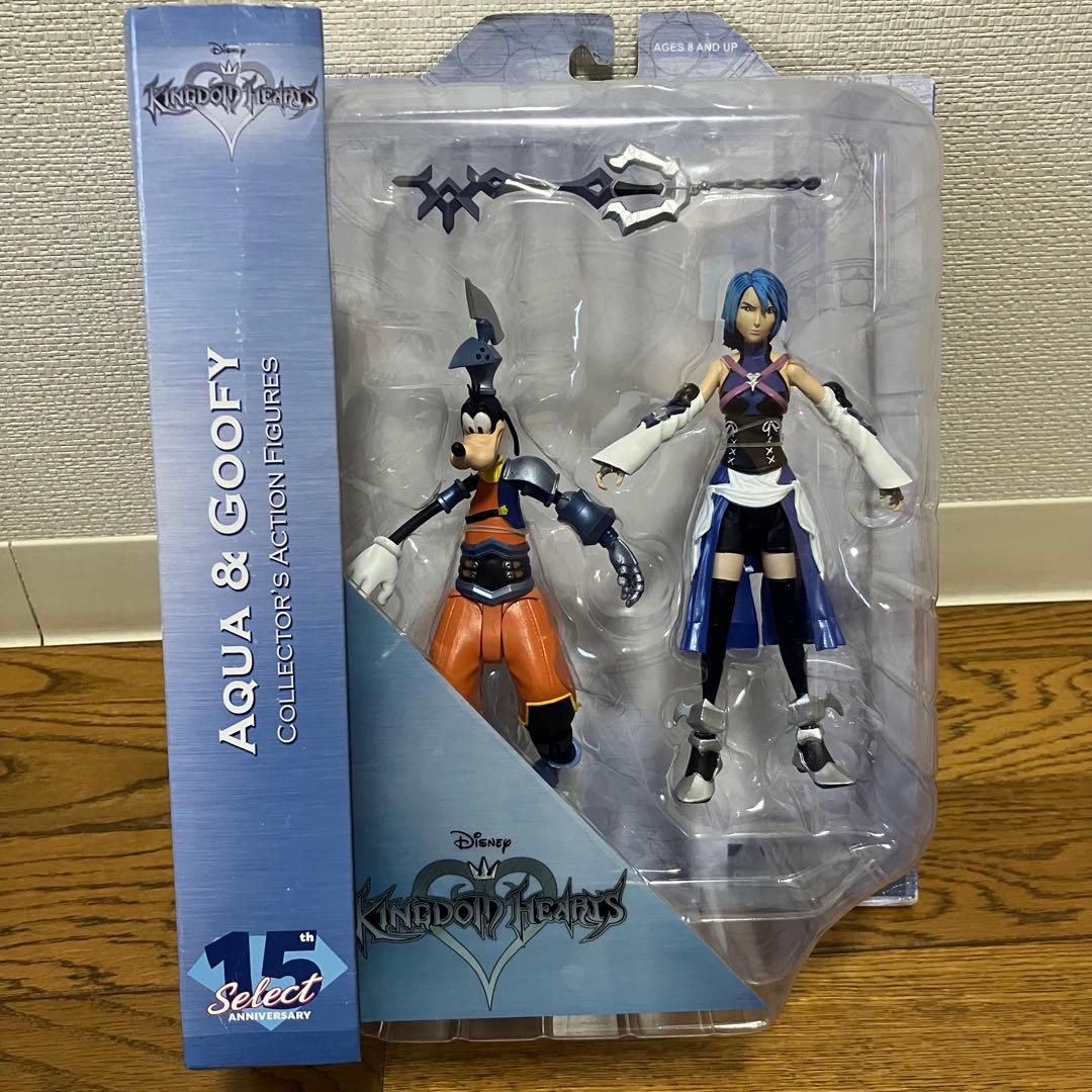 キングダム ハーツ バースバイスリープ　アクア＆グーフィー　アクションフィギュア