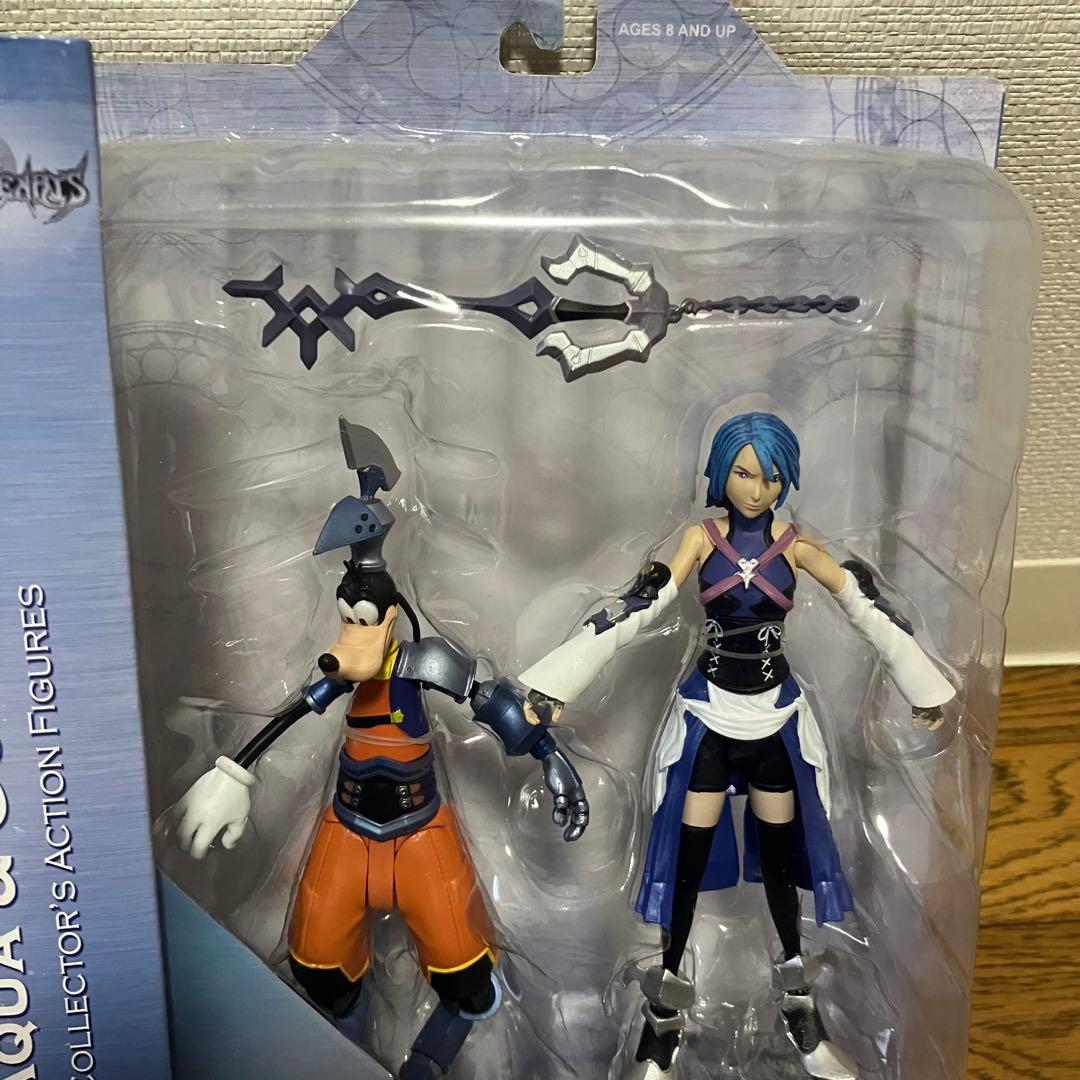 キングダム ハーツ バースバイスリープ　アクア＆グーフィー　アクションフィギュア