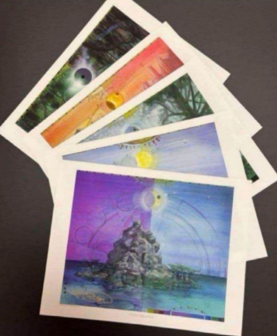 アートプリント　ニールセン氏の直筆サイン入り　 MTG グルランド等９枚セット