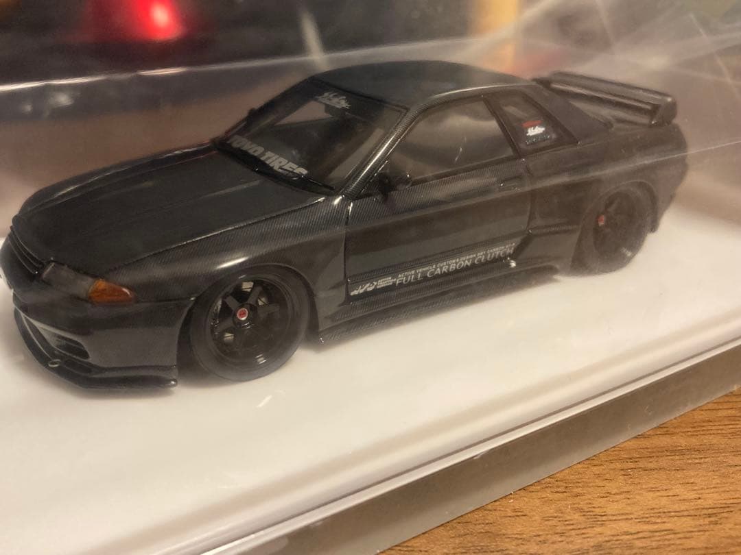 【美品】1/43 Garage Active Full carbon-R