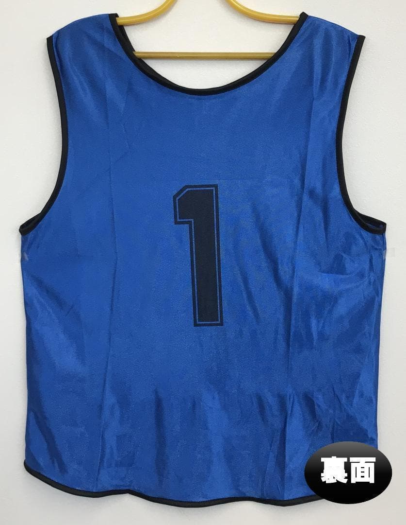 【新品】ビブス２０枚セット大人サイズ　背番号１～２０　ブルー