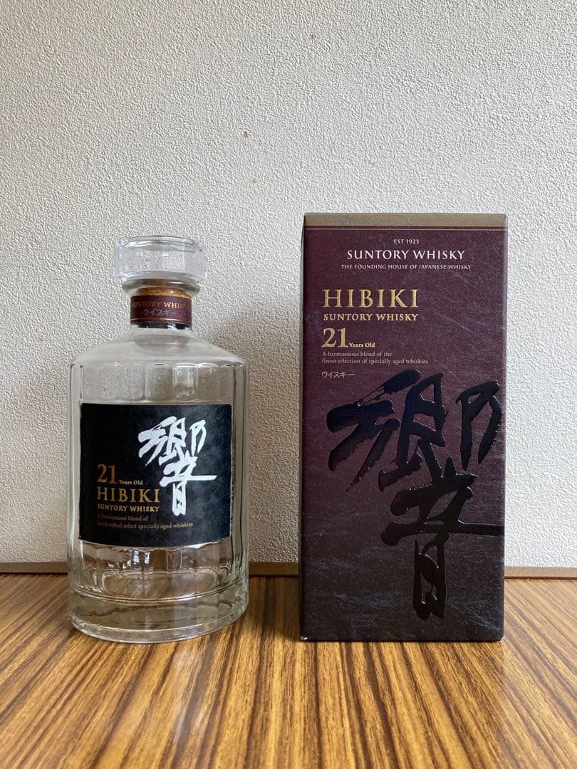 響21年 Hibiki Suntory 空瓶 箱付き