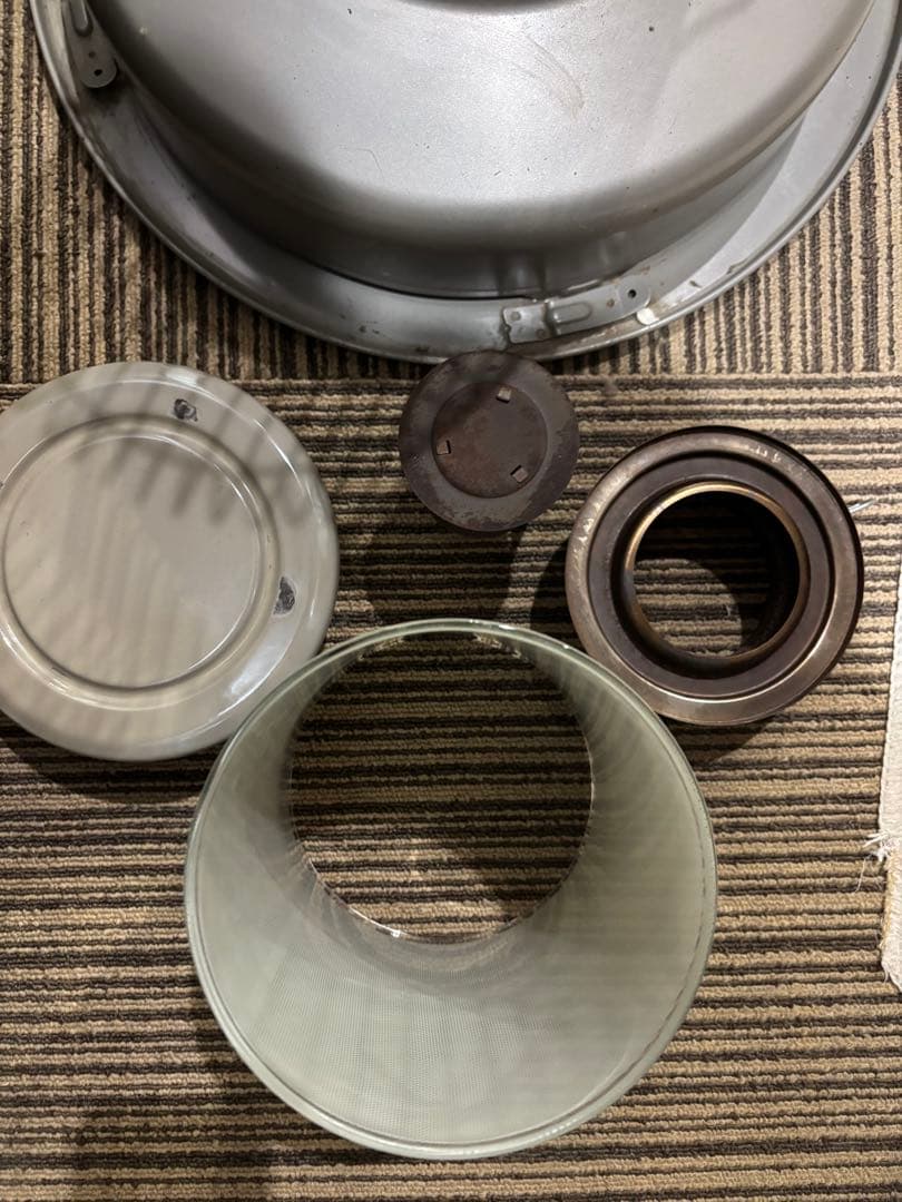 トヨトミ　石油ストーブ ＭＬ-21 シルバー　分解清掃済み