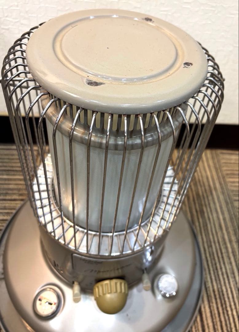 トヨトミ　石油ストーブ ＭＬ-21 シルバー　分解清掃済み