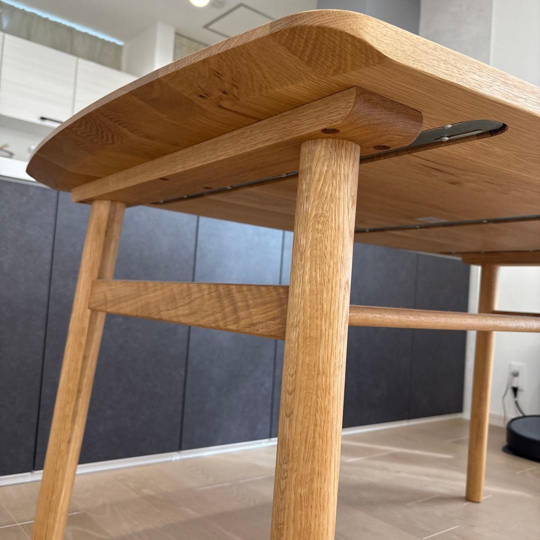 【キズなし・美品】unicoウニコ SOLKソルク ダイニングテーブルW1400