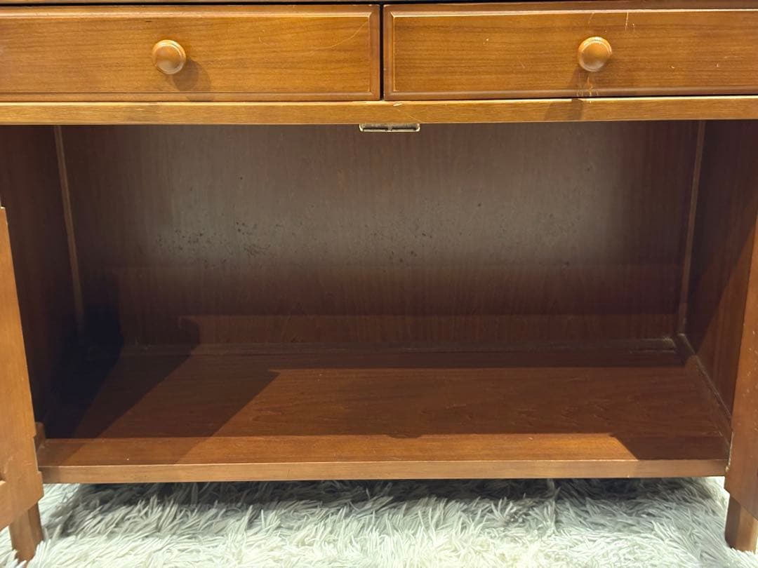 karimoku カリモク　キャビネット　電話台　収納　引き出し　ビンテージ