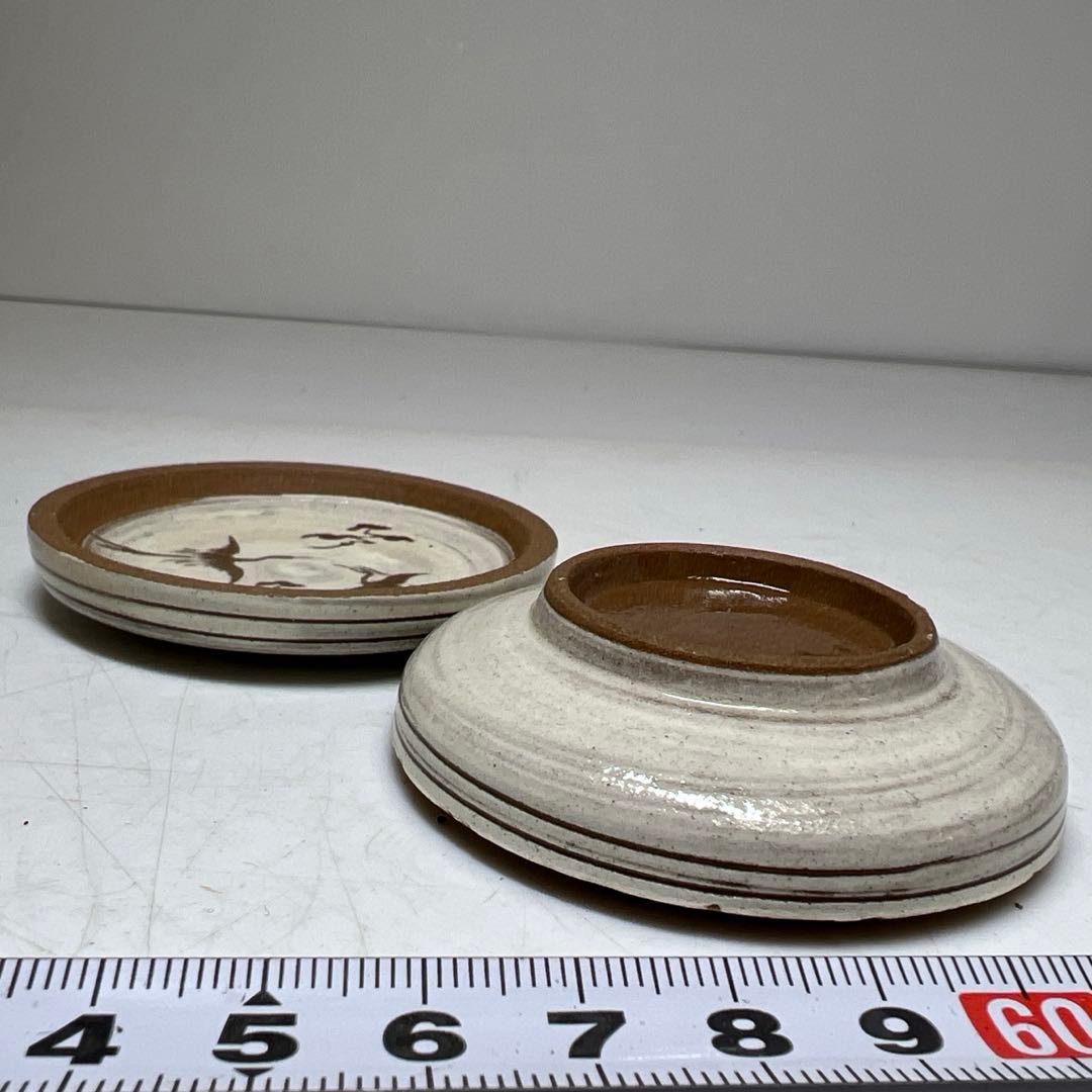 韓国人間文化財　李殷九　煎茶碗　香合セット　東さ8-0124☆2F