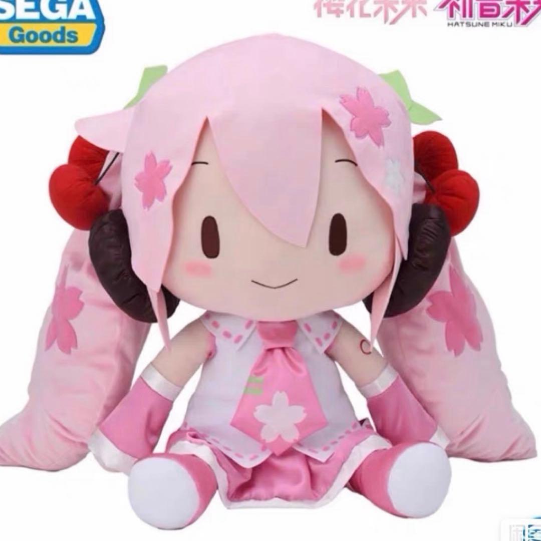 桜ミク　初音ミク　ふわぷち　どでかジャンボぬいぐるみ