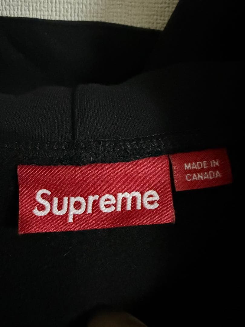 24FW シュプリーム ジップアップ スウェット パーカー Mサイズ
