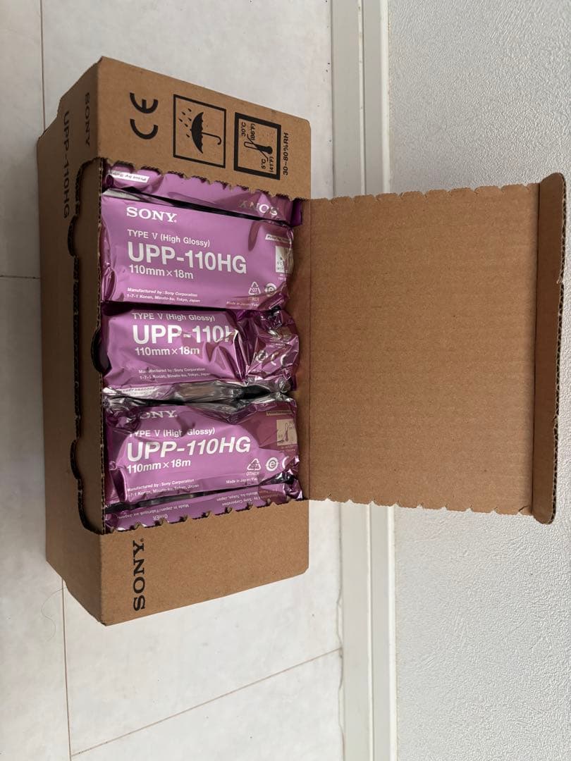 SONY ソニー サーマルプリンター用紙 UPP-110HG 110ｍｍ×18Ｍ