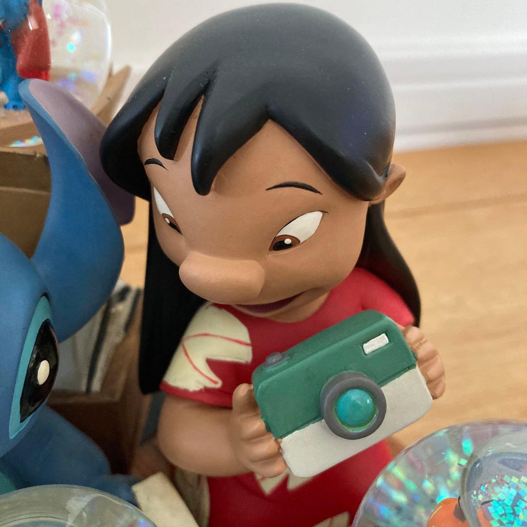 ☆レア☆ リロ＆スティッチ　スノードーム　ディズニーオークション限定500