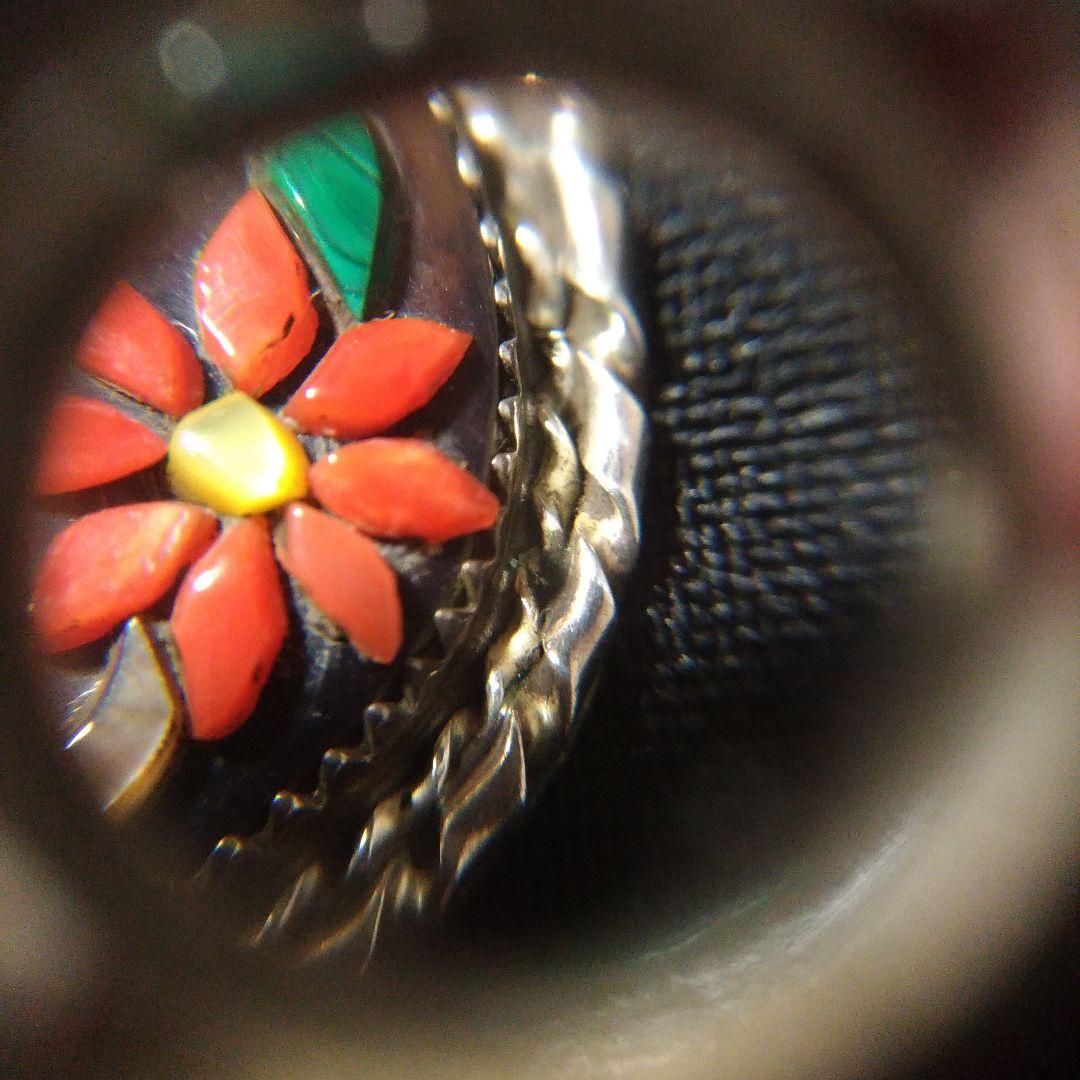 インディアンジュエリー。ズニ族。ペンダントトップ。中古品です。