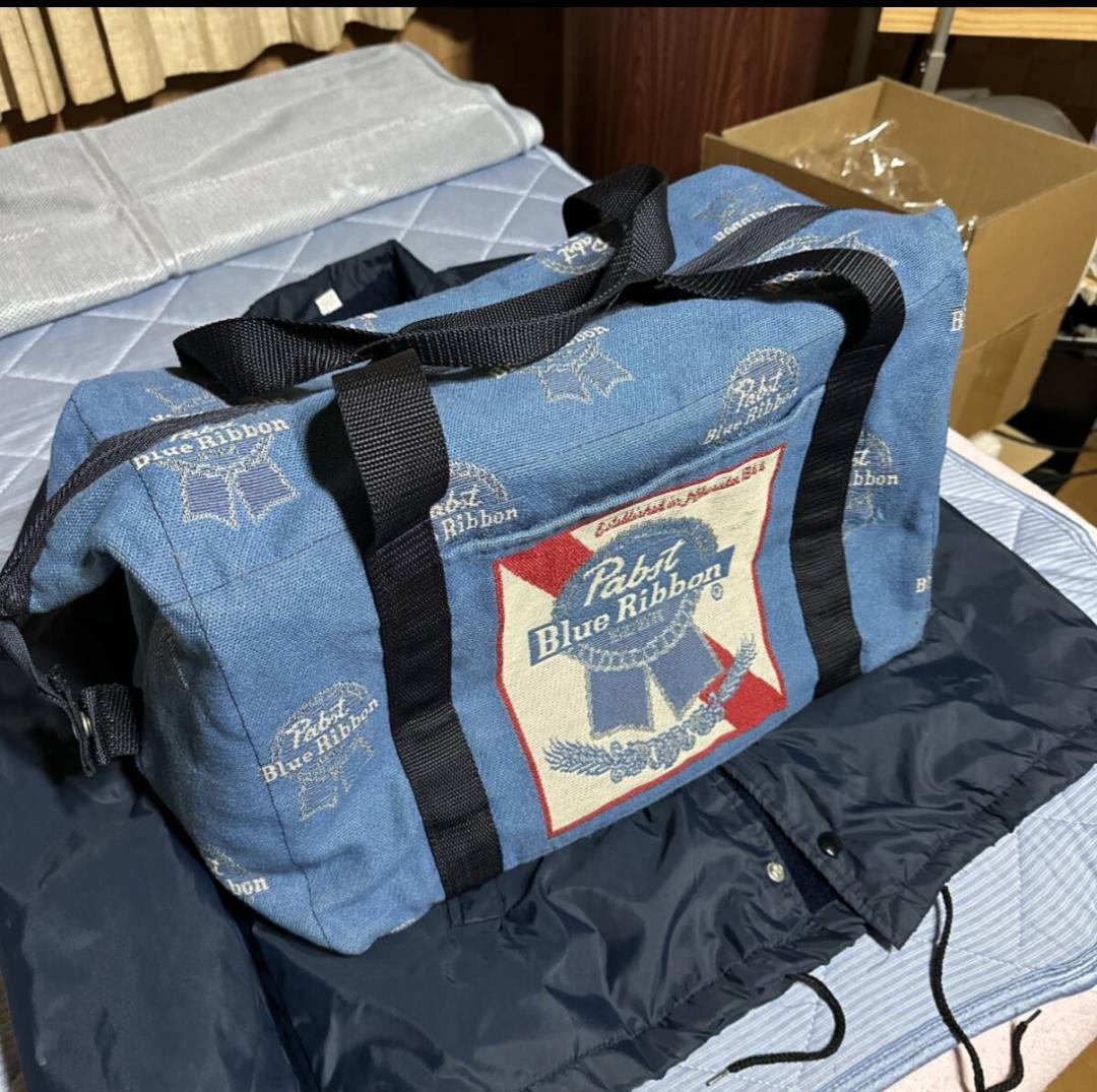 パブストブルーリボン☆キャンバスダッフルバック☆ヴィンテージ☆テンダーロイン西浦