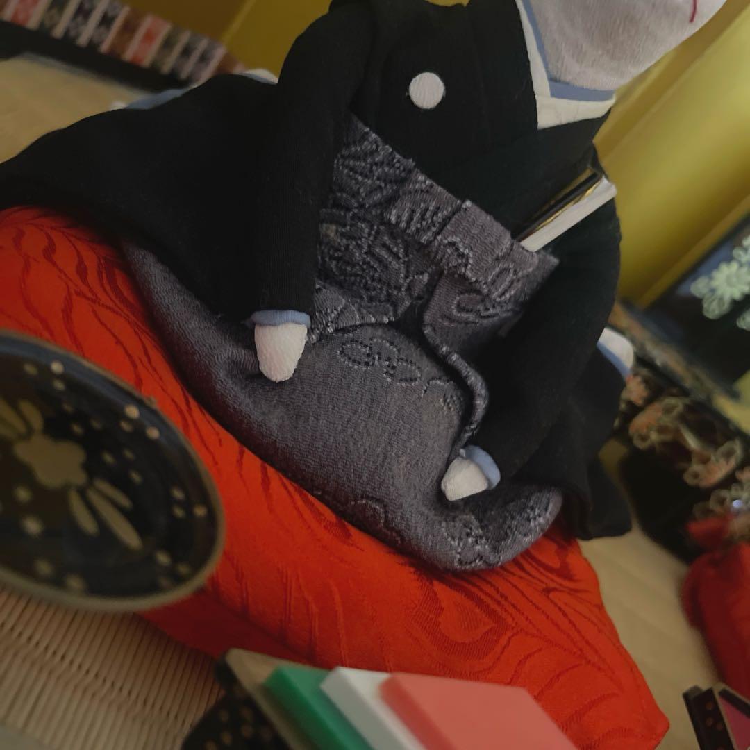 うさぎ雛 お雛様 古布 着物 アンティーク