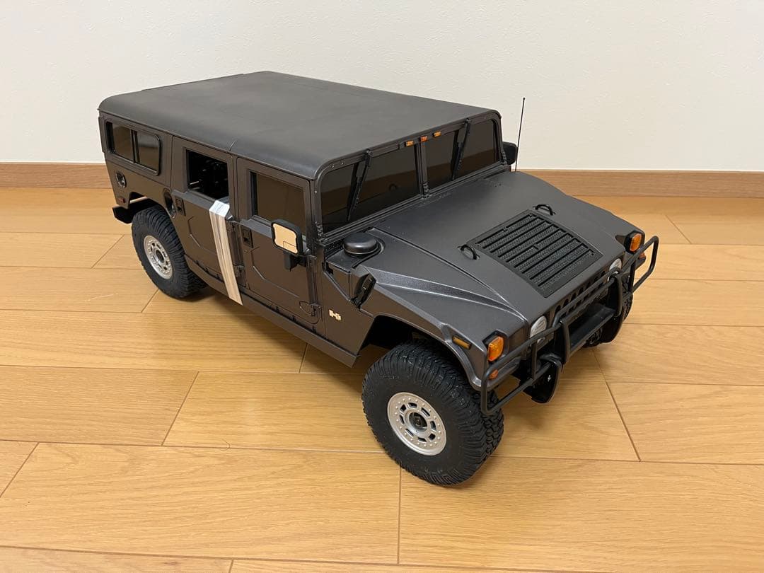 デアゴスティーニ 1/8 ハマーH1 エンジンラジコン　プロポ付き