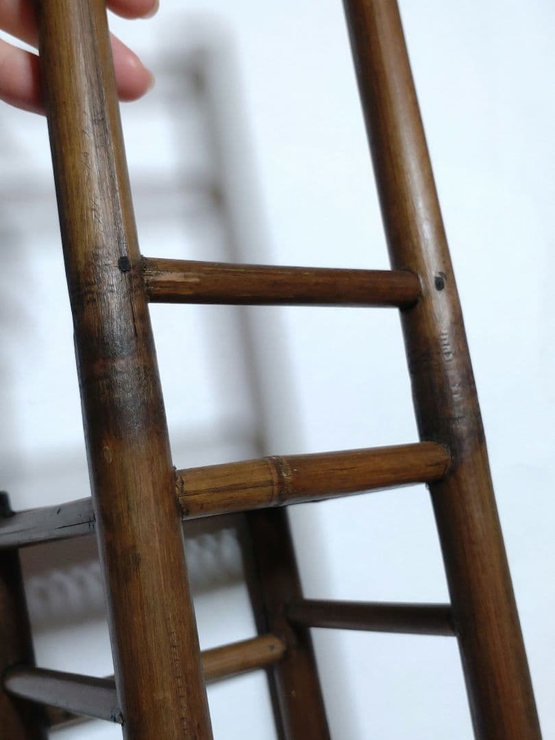 竹細工 椅子 イス 小物置き 花台 チェア レトロ アンティーク ビンテージ