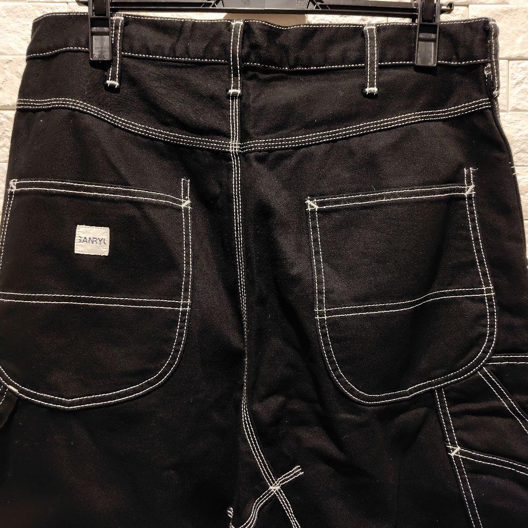 y*a様 GANRYU サルエルパンツ ブラック