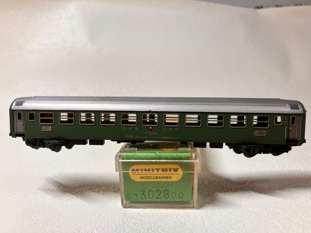 Minitrix スイスの客車　８両セット