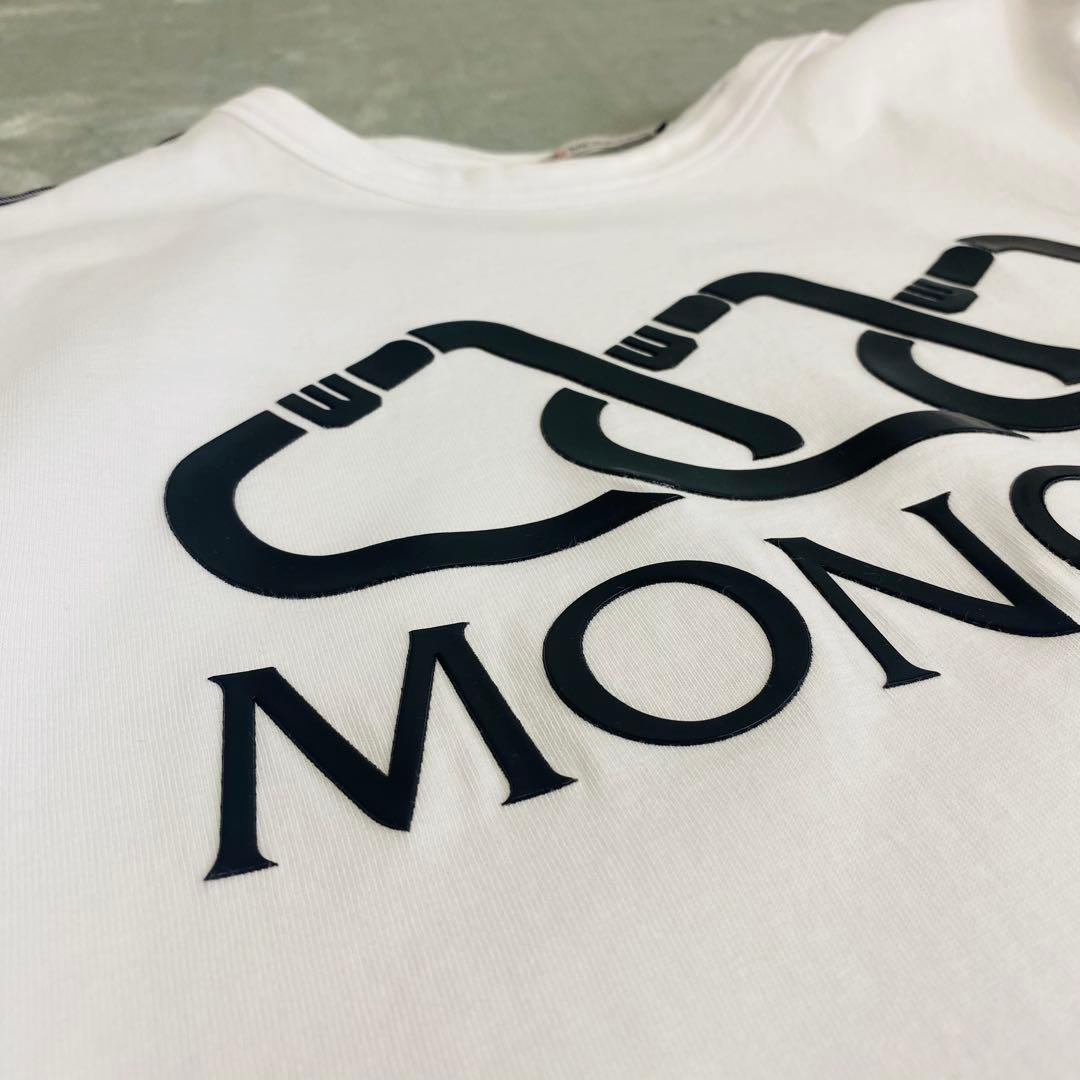 モンクレール MONCLER ホワイト ロゴ Tシャツ 半袖 白