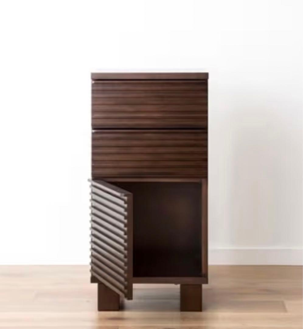 【美品】a flat ルーバー・キャビネットv02 425 H