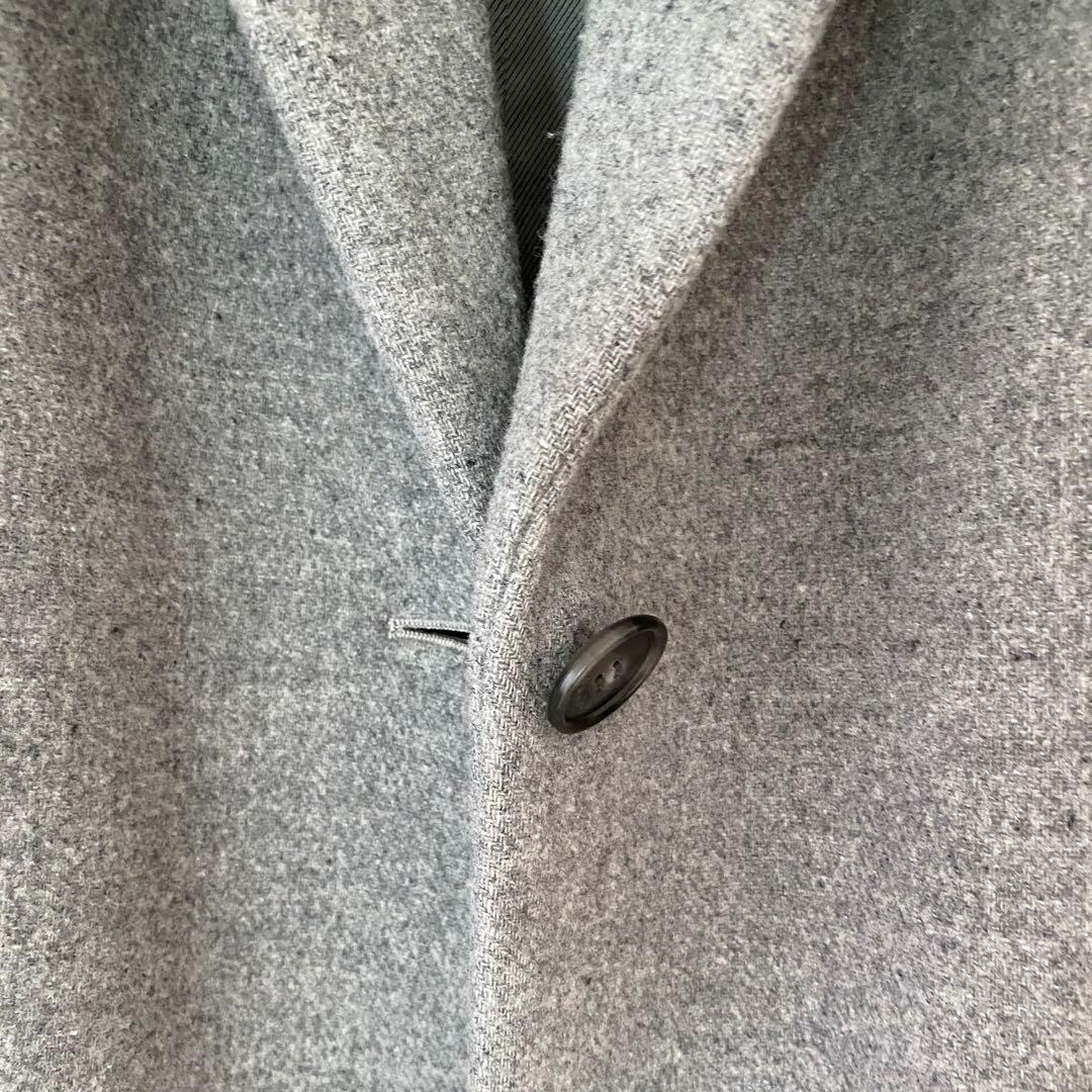 【良品】ENFOLD エンフォルド ライトメルトン テーラーコート　グレー　38