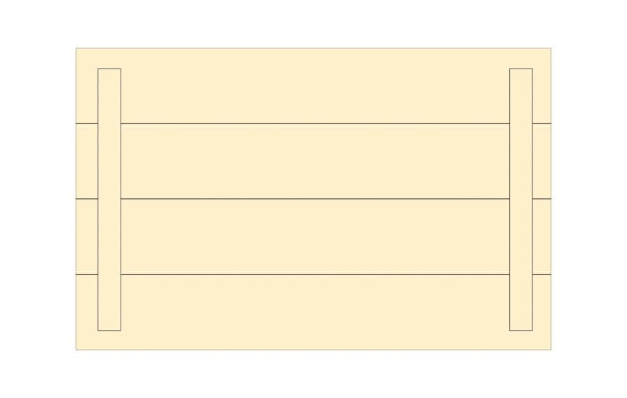 Hide様オーダーメイド品　ひのき製木箱（上蓋あり）