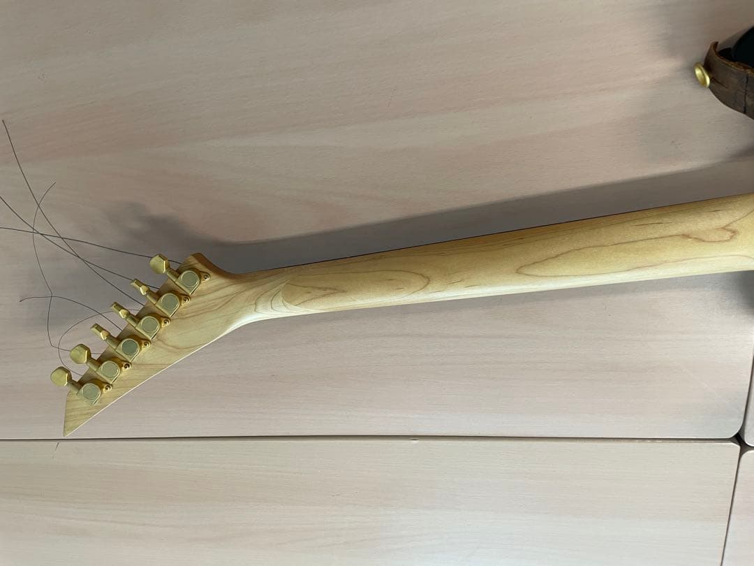 シャーベル エレキギター ブラック ギターケース付き