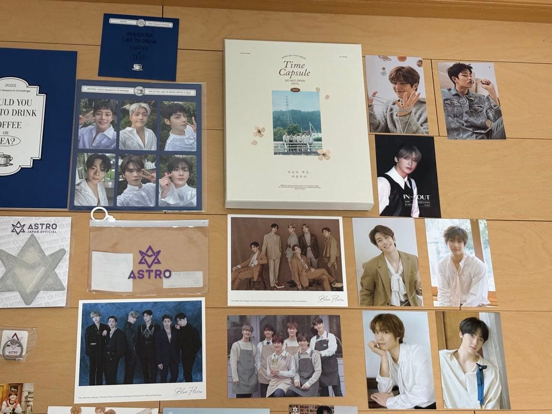 ASTRO フォトブック、ステッカー、トレカセット