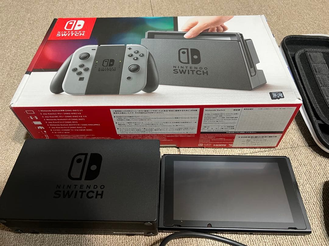 Nintendo Switch 本体 グレー/ネオン 付属品完備