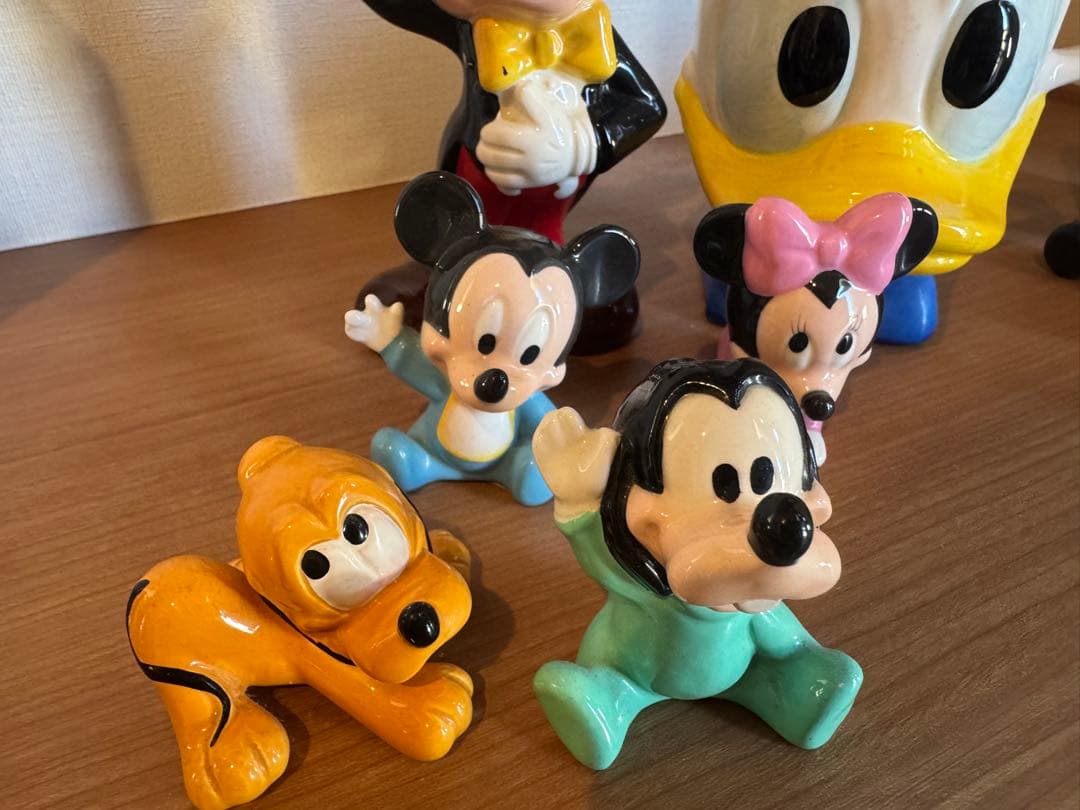 東京ディズニーランド　陶器　フィギュアセット ミッキー・ミニー・ドナルド