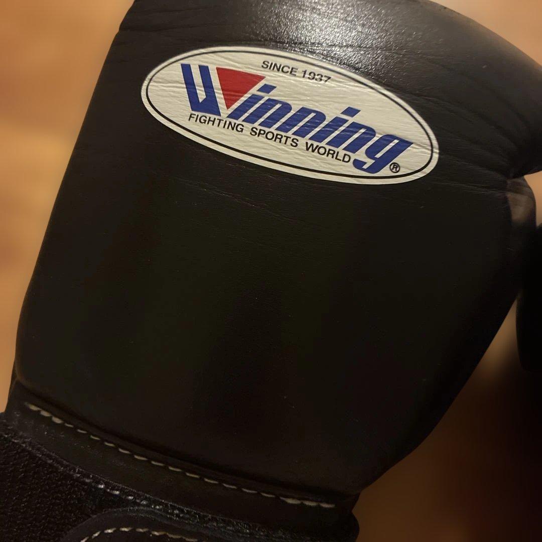 【美品】Winning ボクシンググローブ 黒