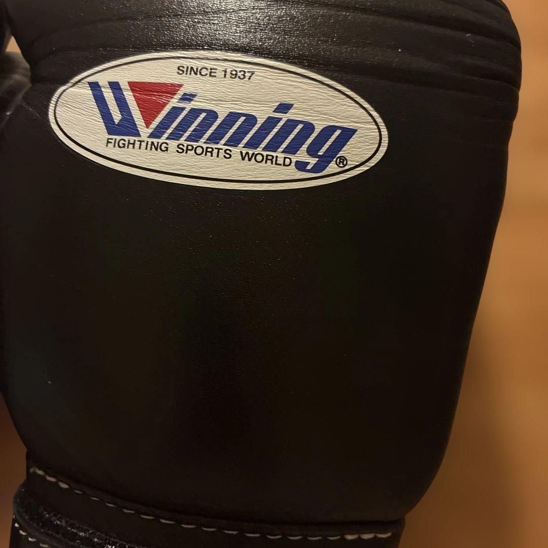 【美品】Winning ボクシンググローブ 黒