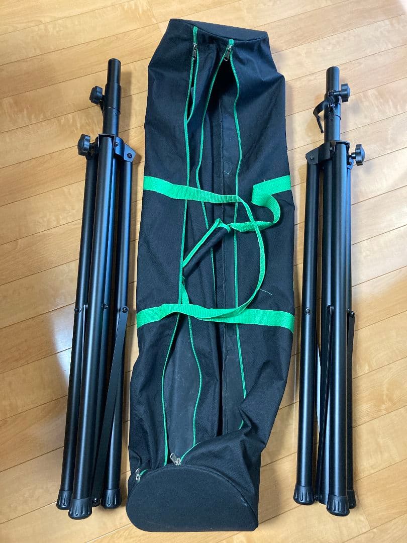 スピーカースタンド 高さ調整可能 収納バッグ付き