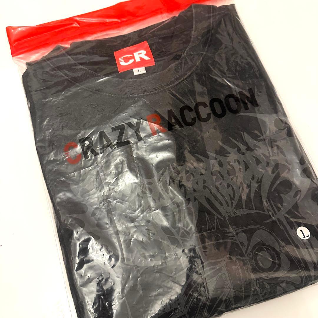 CRAZY RACCOON Tシャツ だるまいずごっど ありさか バニラ L