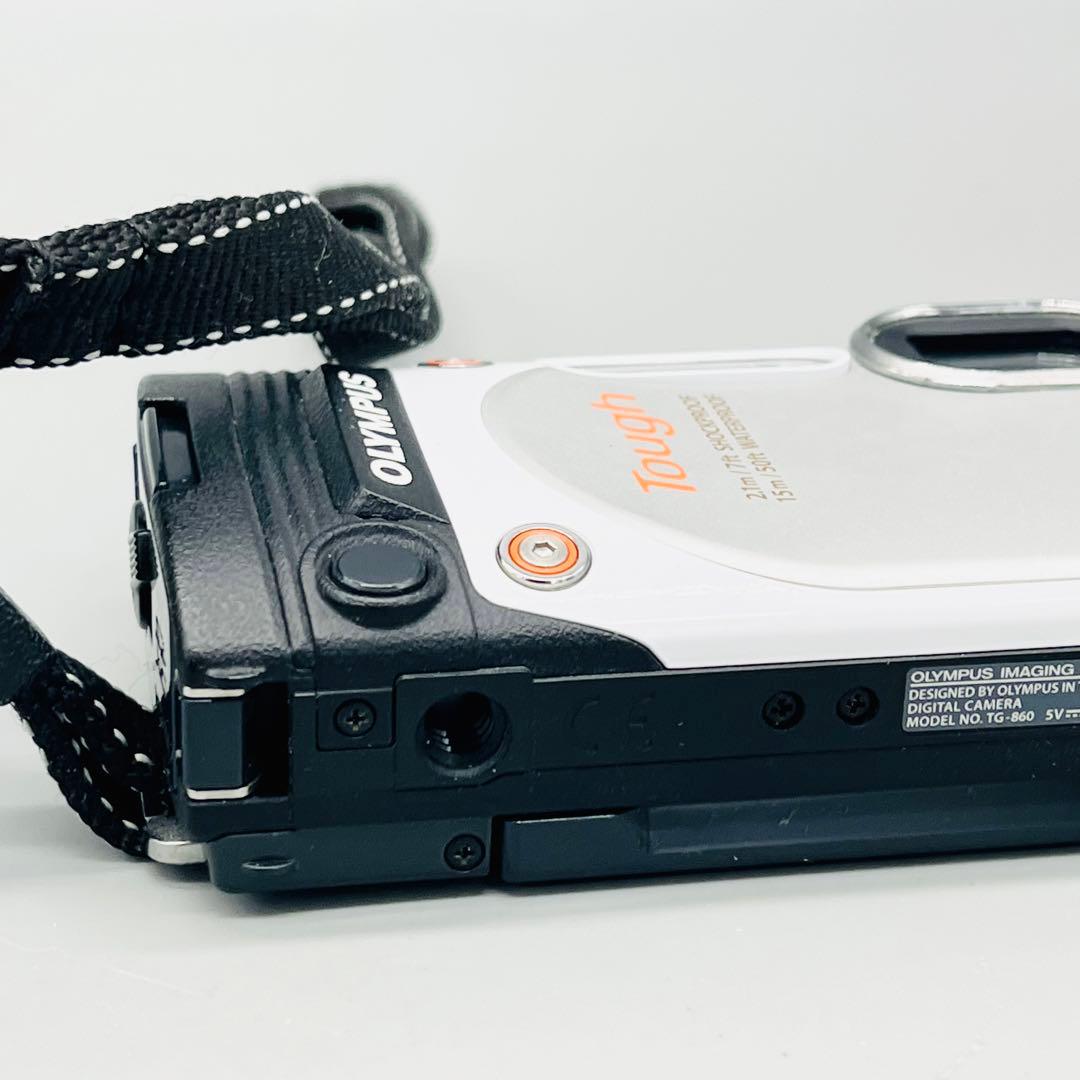 【ジャンク】OLYMPUS STYLUS TG-860 White