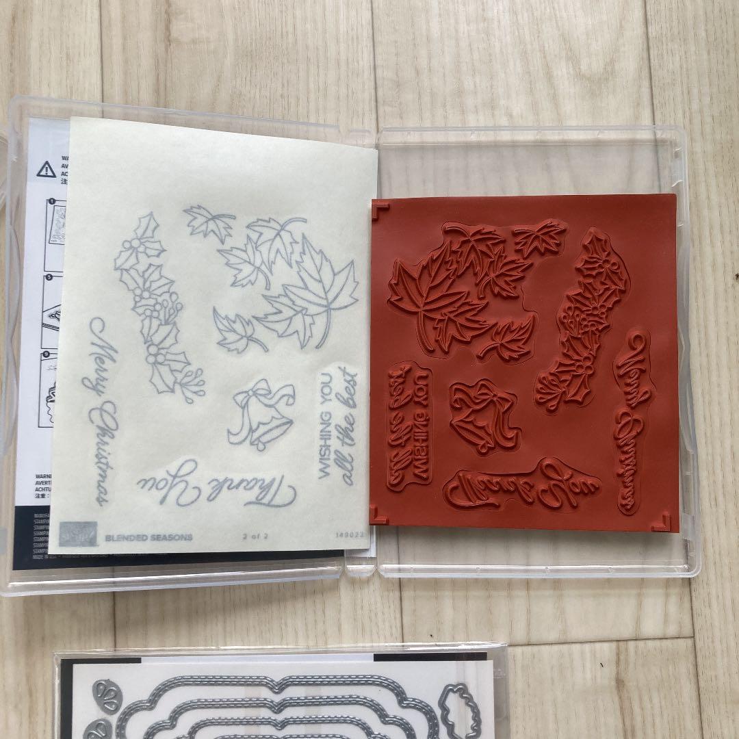 スタンピンアップ blended seasons クリングスタンプ ダイ