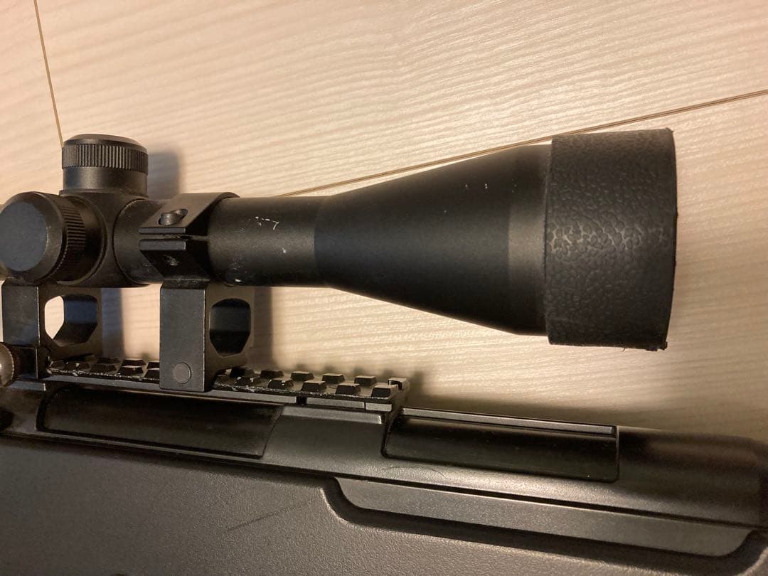 スナイパーライフル ブラック スコープ付き