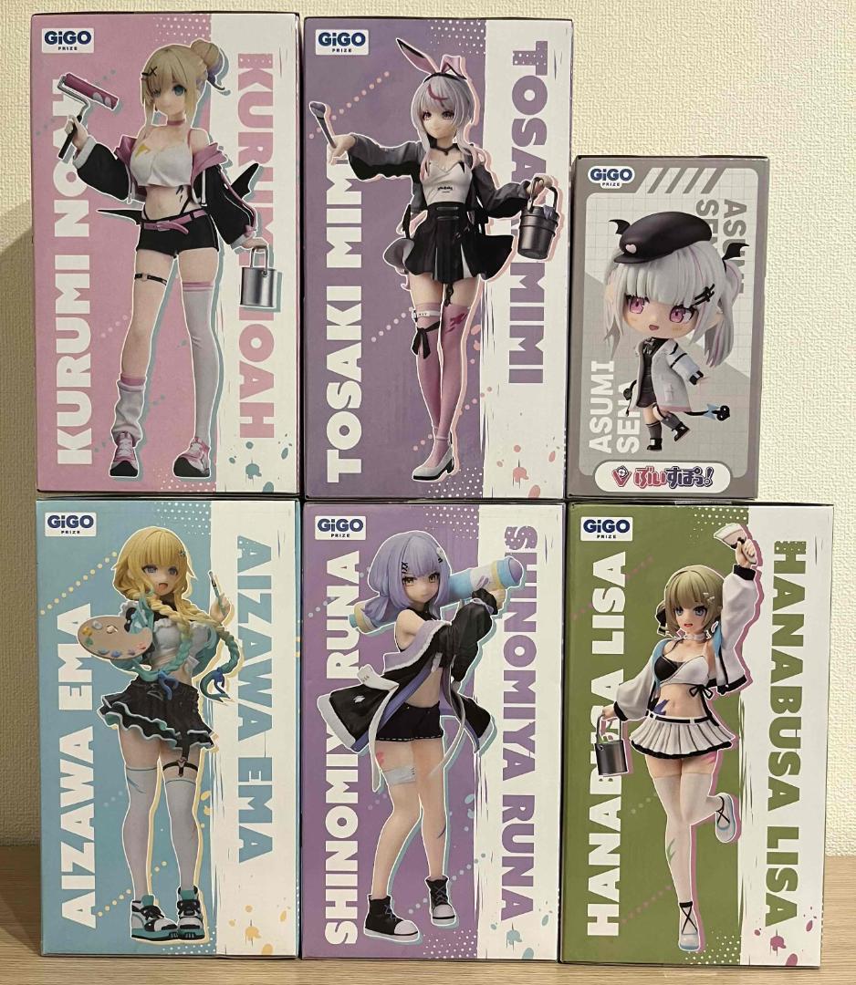 ぶいすぽっ！　フィギュア・アクリルボード　９個セット