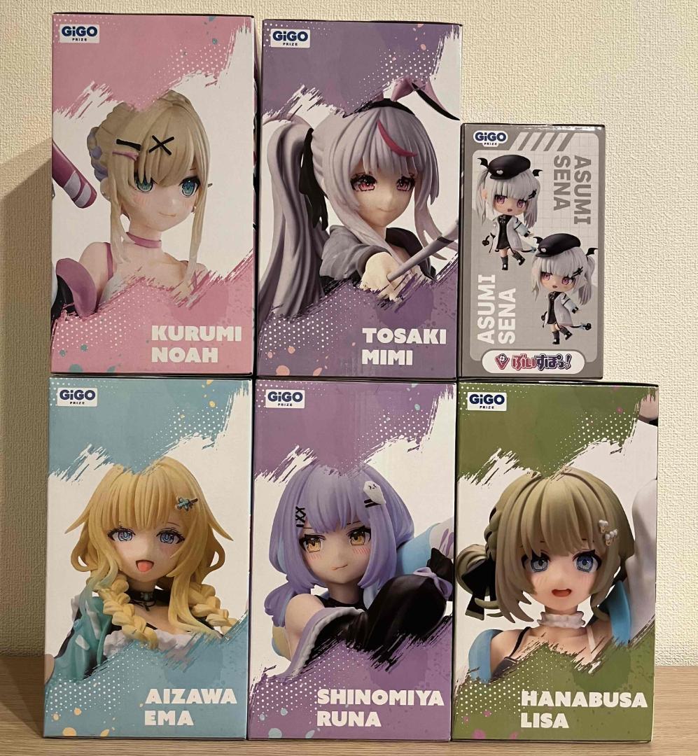 ぶいすぽっ！　フィギュア・アクリルボード　９個セット