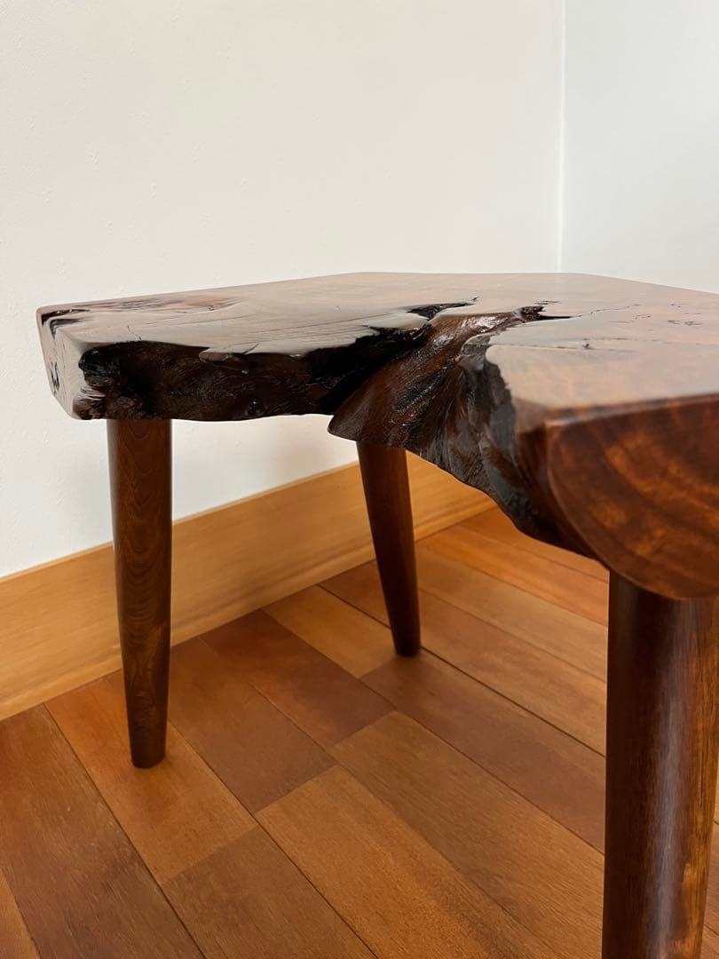 欅（けやき）スツール　無垢材