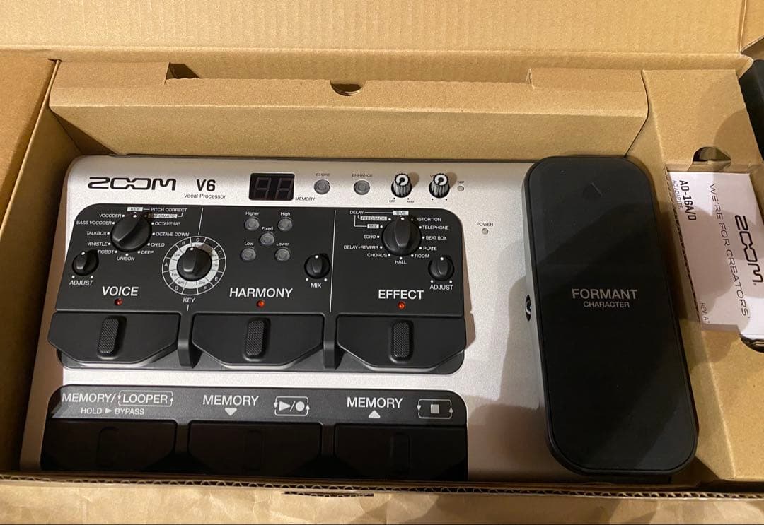 〈新品未使用〉 Zoom V6-SP ボーカルエフェクター